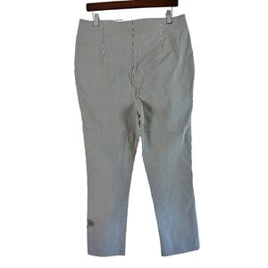 Rafaella Pull On Pants Striped Stretch Casual Career‎ Trousers Size 12